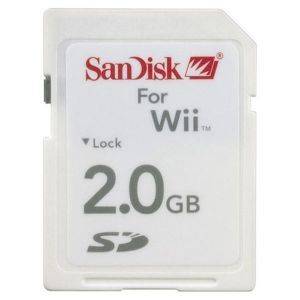 SANDISK SDSDG-2048 2GB SECURE DIGITAL GAMING FOR WII