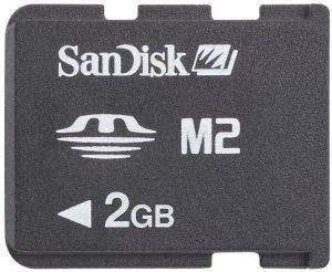 SANDISK 2GB MEMORY STICK MICRO M2