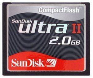 SANDISK ULTRA II 2GB COMPACT FLASH CARD SANDISK ULTRA II 2GB COMPACT FLASH CARD