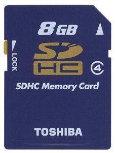 TOSHIBA SD MEMORY CARD 8GB CLASS 2