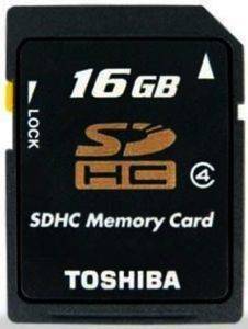 TOSHIBA 16GB SECURE DIGITAL HIGH CAPACITY CLASS 4