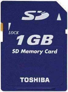 TOSHIBA 1GB MICRO SD