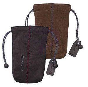 SONY SOFT CARRY POUCH BLACK/ RED  RED/ BROWN, LCS-CSKB