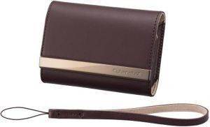 SONY HIGH- GRADE CARRY CASE BROWN IN GENUINE LEATHER, LCS-THPT