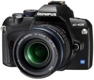 OLYMPUS E-420 + ZUIKO DIGITAL EZ-1442 14-42MM + EZ-4015-2 40-150MM DOUBLE ZOOM KIT