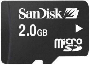 SANDISK 2GB MICRO SD SANDISK 2GB MICRO SD