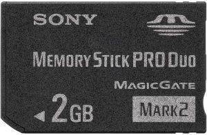 SONY 2GB MSMT2GN MEMORY STICK PRO DUO MARK 2