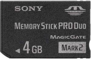 SONY 4GB MSMT4GN MEMORY STICK PRO DUO MARK 2