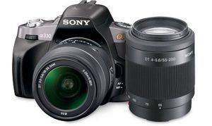 SONY ALPHA DSLR-A330 + 18-55MM + 55-200MM DOUBLE KIT