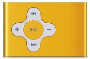 SWEEX CLIPZ MP3 PLAYER GOLD 2GB