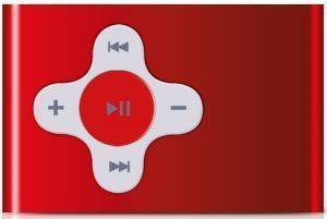 SWEEX CLIPZ MP3 PLAYER RED 2GB SWEEX CLIPZ MP3 PLAYER RED 2GB