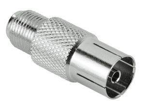 HAMA 43457 SAT ADAPTER F-FEMALE - COAXIAL FEMALE HAMA 43457 SAT ADAPTER F-FEMALE - COAXIAL FEMALE