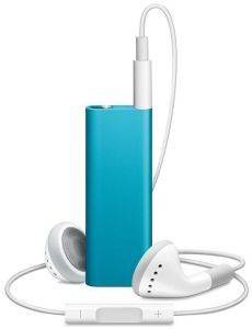 APPLE IPOD SHUFFLE 4GB BLUE MC328QB/A