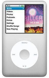 APPLE IPOD CLASSIC 160GB SILVER MC293QB/A