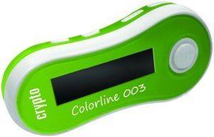 CRYPTO COLORLINE 003 4GB MP3 PLAYER GREEN