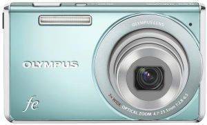 OLYMPUS FE-5030 AQUAMARINE BLUE+  LI-42B++