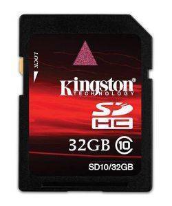 KINGSTON SD10/32GB SDHC 32GB ULTIMATE CLASS 10 KINGSTON SD10/32GB SDHC 32GB ULTIMATE CLASS 10