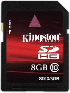 KINGSTON SD10/8GB SDHC 8GB ULTIMATE CLASS 10 KINGSTON SD10/8GB SDHC 8GB ULTIMATE CLASS 10