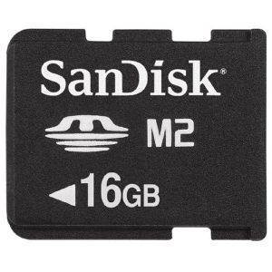 SANDISK 16GB SDMSM2G-016G-E11 MEMORY STICK GAMING MICRO M2