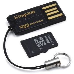 KINGSTON MRG2+SDC2/16GB 16GB MICRO SDHC WITH GEN 2 READER KINGSTON MRG2+SDC2/16GB 16GB MICRO SDHC WITH GEN 2 READER