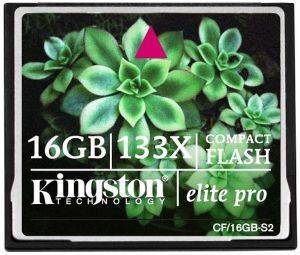 KINGSTON CF/16GB-S2 16GB COMPACT FLASH ELITE PRO