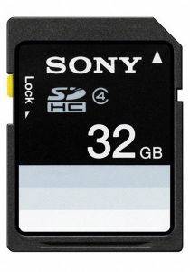 SONY 32GB SECURE DIGITAL HIGH CAPACITY CLASS 4 SONY 32GB SECURE DIGITAL HIGH CAPACITY CLASS 4
