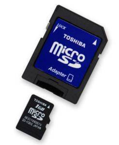 TOSHIBA 16GB MICRO SD HIGH CAPACITY CLASS 2 WITH ADAPTER TOSHIBA 16GB MICRO SD HIGH CAPACITY CLASS 2 WITH ADAPTER