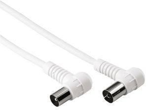 HAMA 43582 ANTENNA CABLE ANGLE WHITE 3M