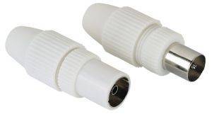 HAMA 44146 ANTENNA COAXIAL SET 1PLUG / 1JACK SHIELDED HAMA 44146 ANTENNA COAXIAL SET 1PLUG / 1JACK SHIELDED