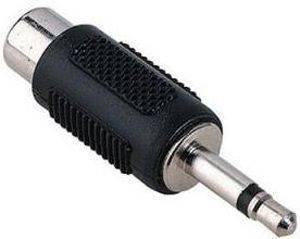 HAMA 43453 AUDIO ADAPTER RCA FEMALE JACK 3.5MM MALE PLUG MONO