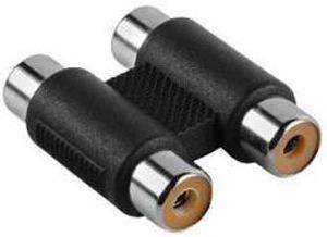 HAMA 43483 2 RCA SOCKETS TO 2 RCA SOCKETS