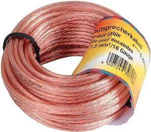 HAMA 30725 LOUDSPEAKER CABLE 2 X 1.5MM 10M TRANSPARENT HAMA 30725 LOUDSPEAKER CABLE 2 X 1.5MM 10M TRANSPARENT