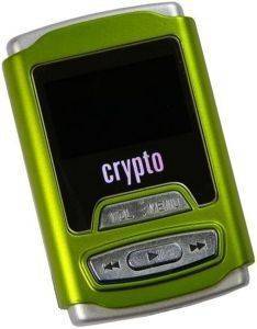 CRYPTO COLORLINE 3RC 4GB MP3 PLAYER GREEN CRYPTO COLORLINE 3RC 4GB MP3 PLAYER GREEN