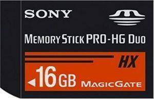 SONY 16GB MEMORY STICK PRO HG DUO SONY 16GB MEMORY STICK PRO HG DUO