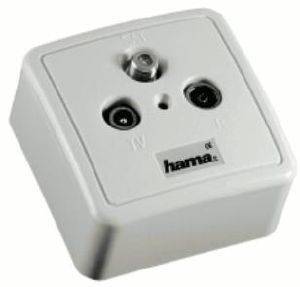 HAMA 43983 SAT INTERMEDIATE WALL OUTLET