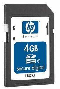 HP 4GB SECURE DIGITAL HIGH CAPACITY CLASS 4 HP 4GB SECURE DIGITAL HIGH CAPACITY CLASS 4