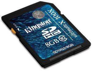 KINGSTON SD10G2/8GB 8GB SDHC ULTIMATE 100X CLASS 10 KINGSTON SD10G2/8GB 8GB SDHC ULTIMATE 100X CLASS 10