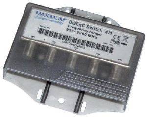 MAXIMUM DISEQC SWITCH 4/1 MAXIMUM DISEQC SWITCH 4/1
