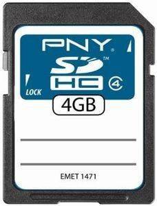 PNY 4GB SECURE DIGITAL HIGH CAPACITY CLASS 4