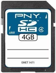 PNY 4GB SECURE DIGITAL HIGH CAPACITY CLASS 4 PNY 4GB SECURE DIGITAL HIGH CAPACITY CLASS 4
