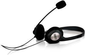 SWEEX LIGHTWEIGHT HEADSET BLACK/SILVER