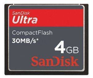 SANDISK 4GB 30MBS ULTRA COMPACT FLASH