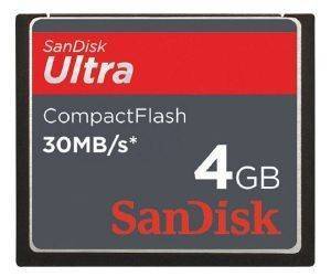 SANDISK 4GB 30MBS ULTRA COMPACT FLASH SANDISK 4GB 30MBS ULTRA COMPACT FLASH