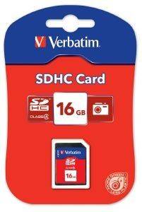 VERBATIM 16GB SECURE DIGITAL HC CLASS 4