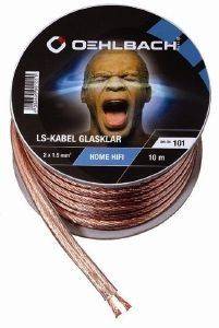 OEHLBACH 101 DIY HOME HIFI LS SPEAKER CABLE 2 X 1.5MM 10M