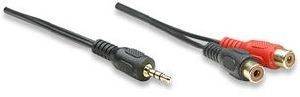 MANHATTAN 390774 AUDIO/VIDEO CABLE RCA DUAL CINCH F / MINI 1/8\'\' M