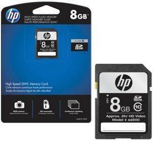 HP HIGH SPEED SDHC 8GB CLASS 10