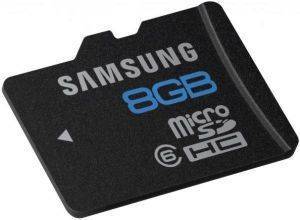 SAMSUNG 8GB MICRO SECURE DIGITAL HIGH CAPACITY CLASS 6 WITH ADAPTER