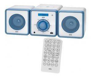 AEG MC 4455 MINI HI-FI BLUE AEG MC 4455 MINI HI-FI BLUE
