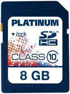 PLATINUM 8GB SDHC CARD CLASS 10